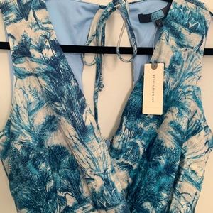 Anthropologie Landscape Linen Jumpsuit (with tags)